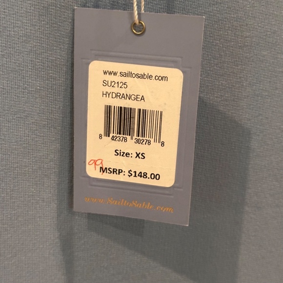 Sail to Sable Hydrangea Sweatshirt Dress {Sz XS} NWT - Picture 4 of 5